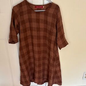 Pyne and Smith Plaid Dress